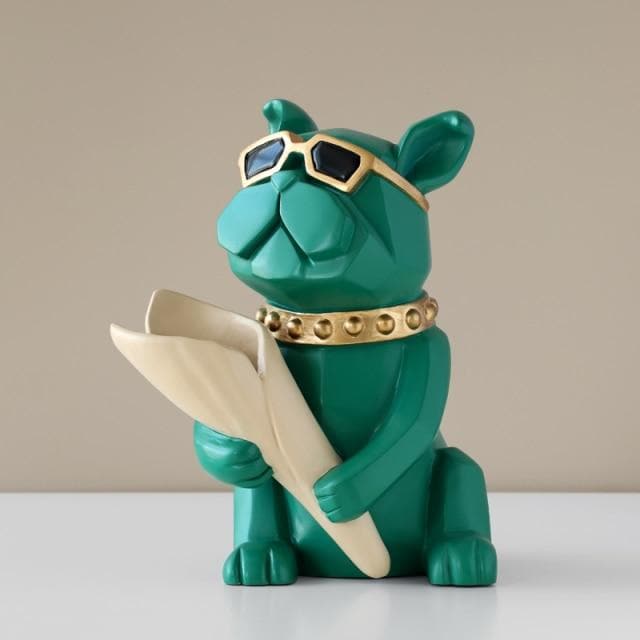 Cool Bulldog Statue Vase dylinoshop