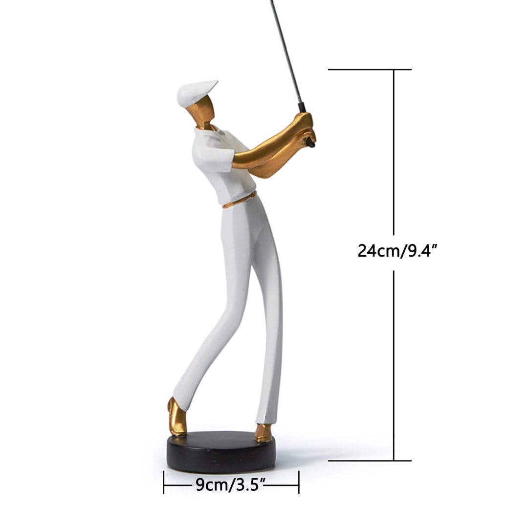 Modern Golfer Figurines Feajoy