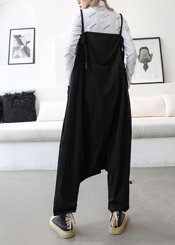 women 2019 new high waist carpenter pants casual loose harem pants dylinoshop