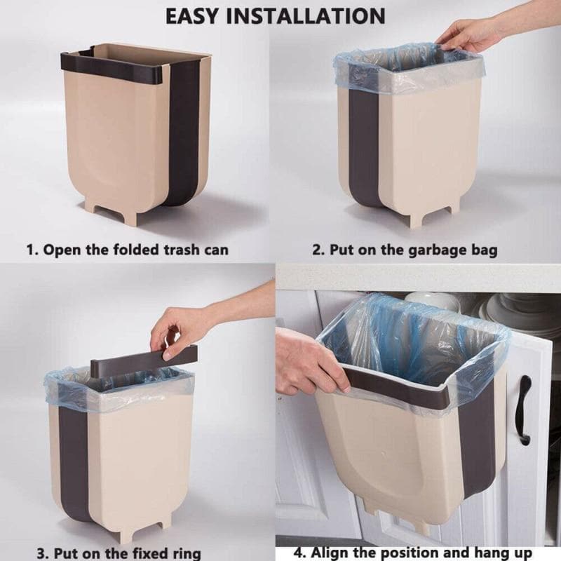 WonderKitchen™ Collapsible Hanging Waste Bins DYLINOSHOP