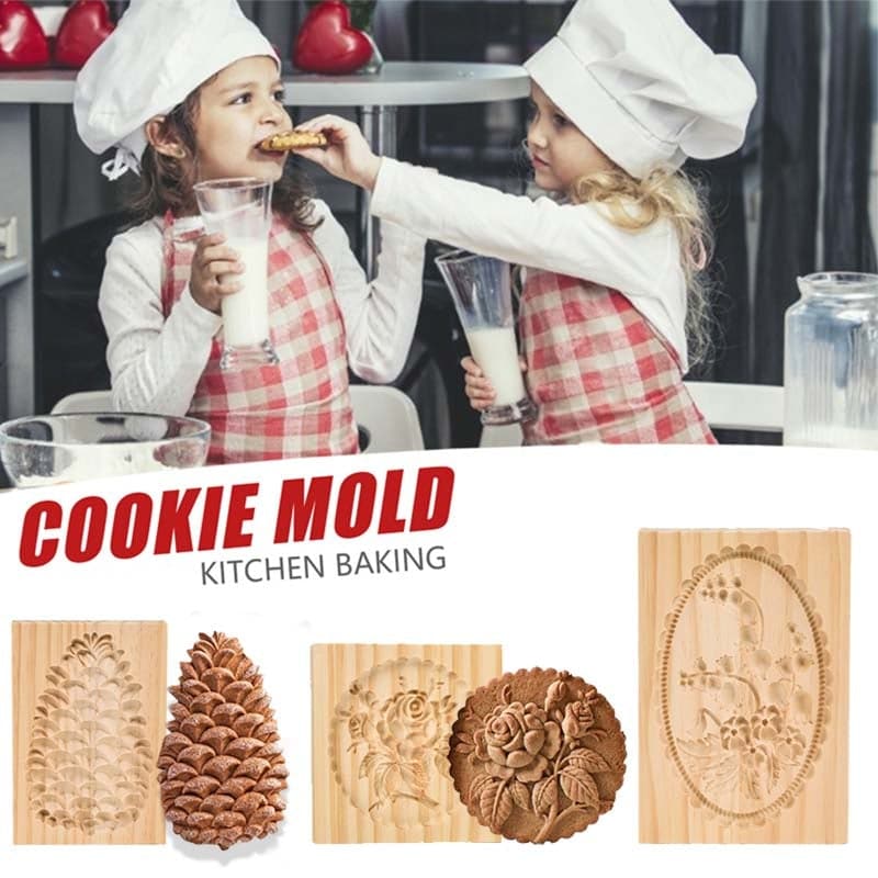 Woodworks Baking™ Cookie Mold dylinoshop