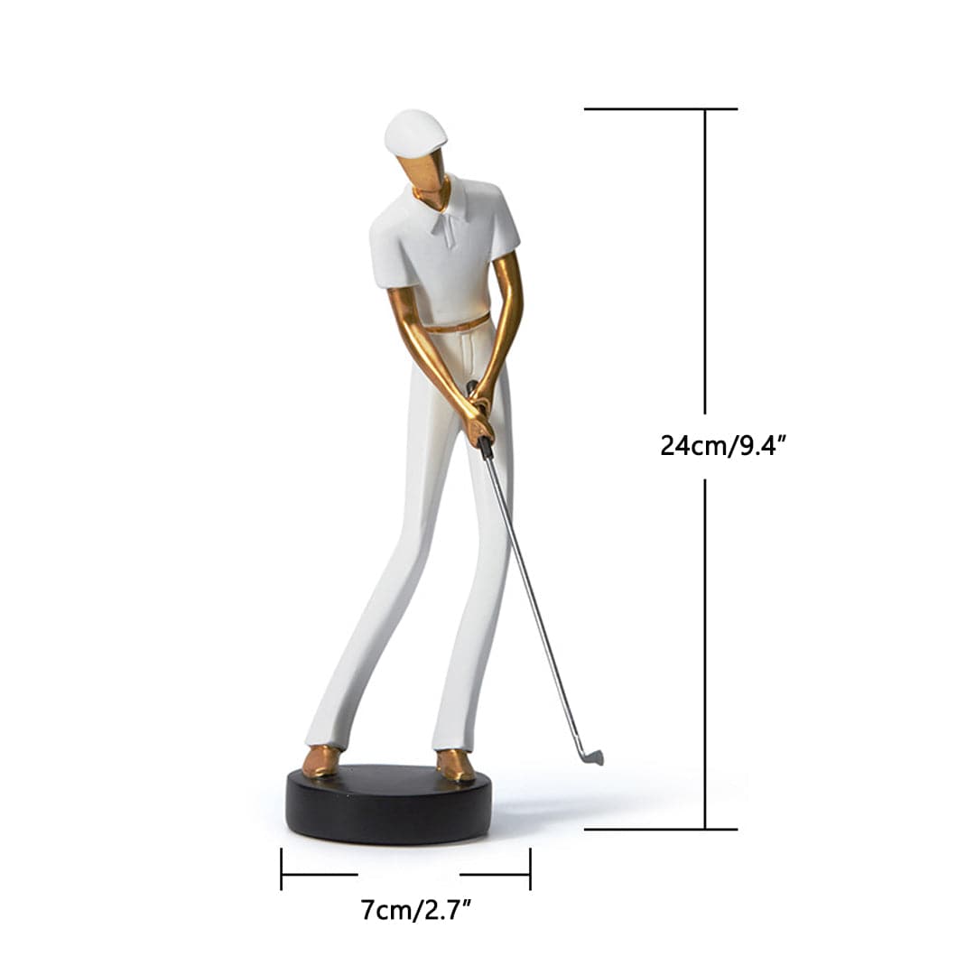 Modern Golfer Figurines Feajoy